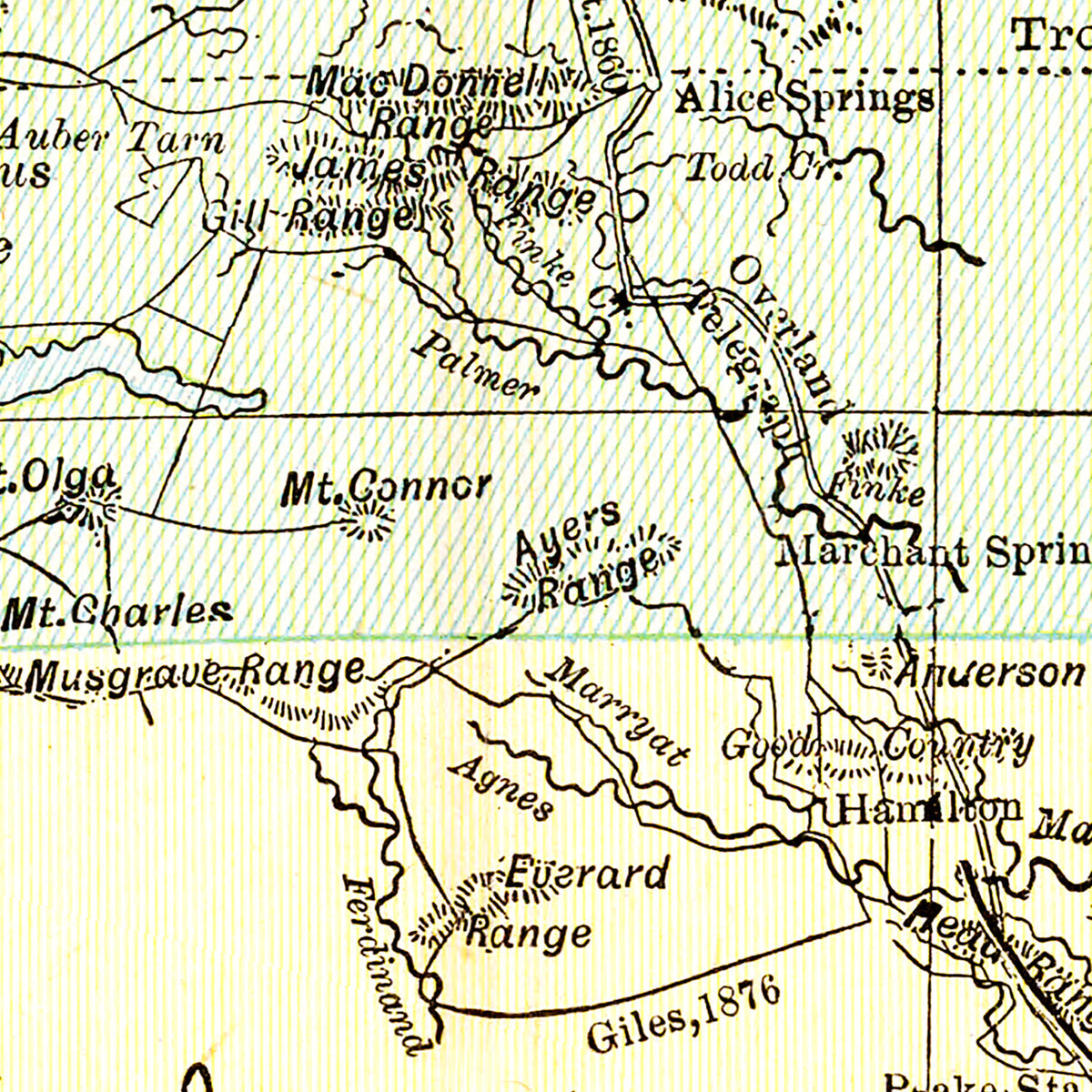 Restored historic details from the 1901 country map of County