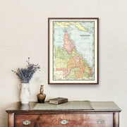 Australia map art