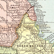 old Australia map ma