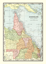 Australia map histor