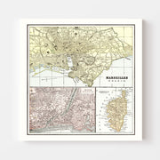 map of Marseille
