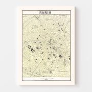 map of Paris