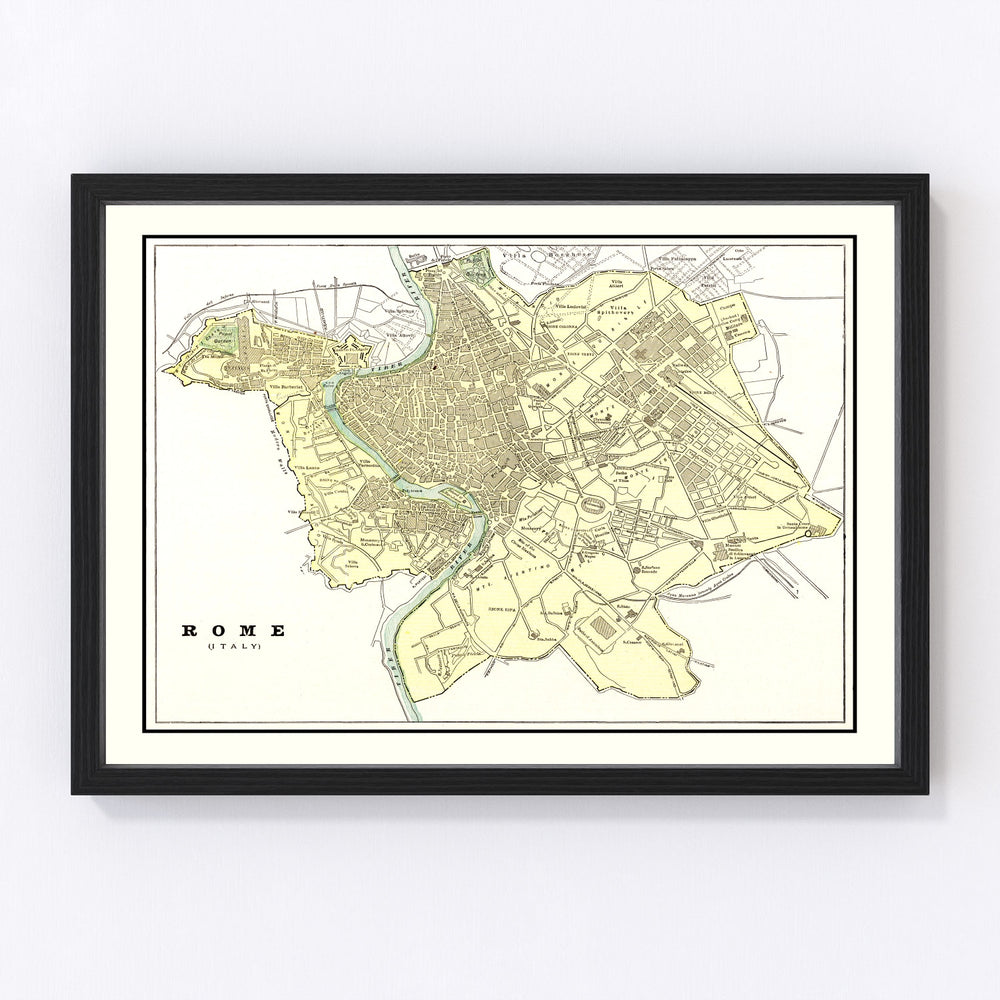 map of Rome