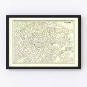 Vienna Vintage Map 1901