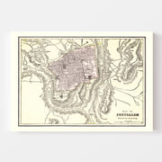 map of Jerusalem