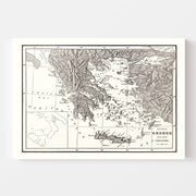map of Greece map