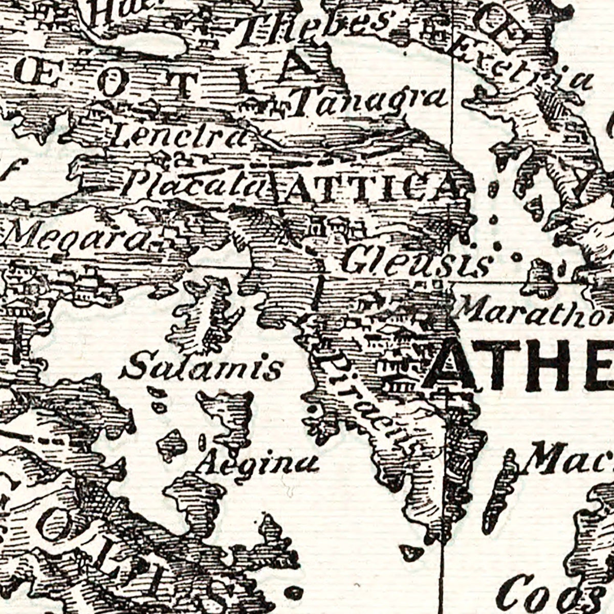 Restored historic details from the 1901 country map of County
