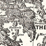 old Greece map map