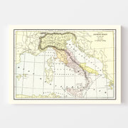 map of Italy map