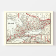 map of Ontario