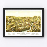 Thomaston Vintage Map 1879