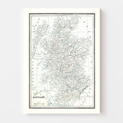 map of Scotland