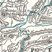 old Scotland map