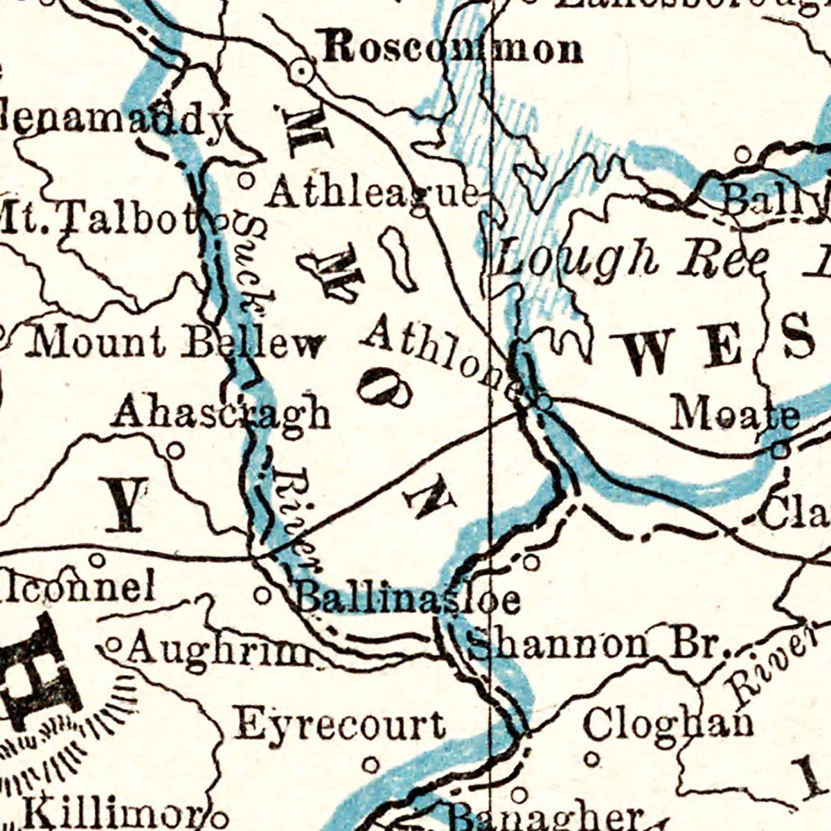 Restored historic details from the 1893 country map of County