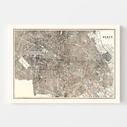 map of Paris