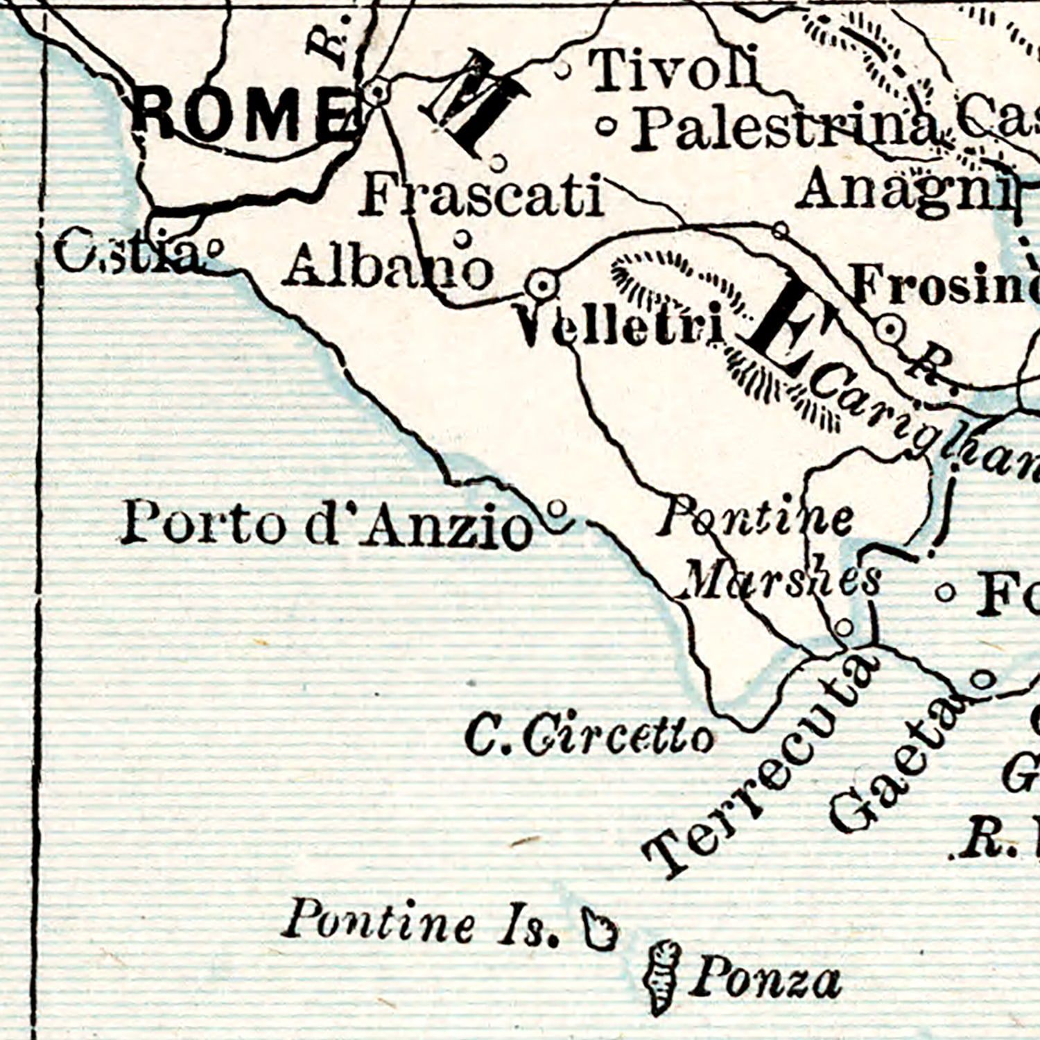 Restored historic details from the 1893 country map of County