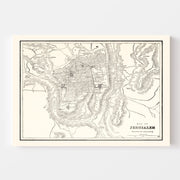 map of Jerusalem