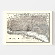 map of Calcutta