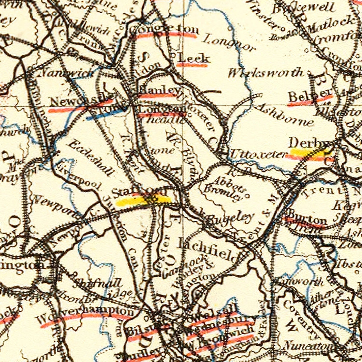 Restored historic details from the 1883 country map of County