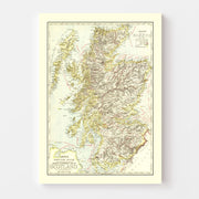 map of Scotland
