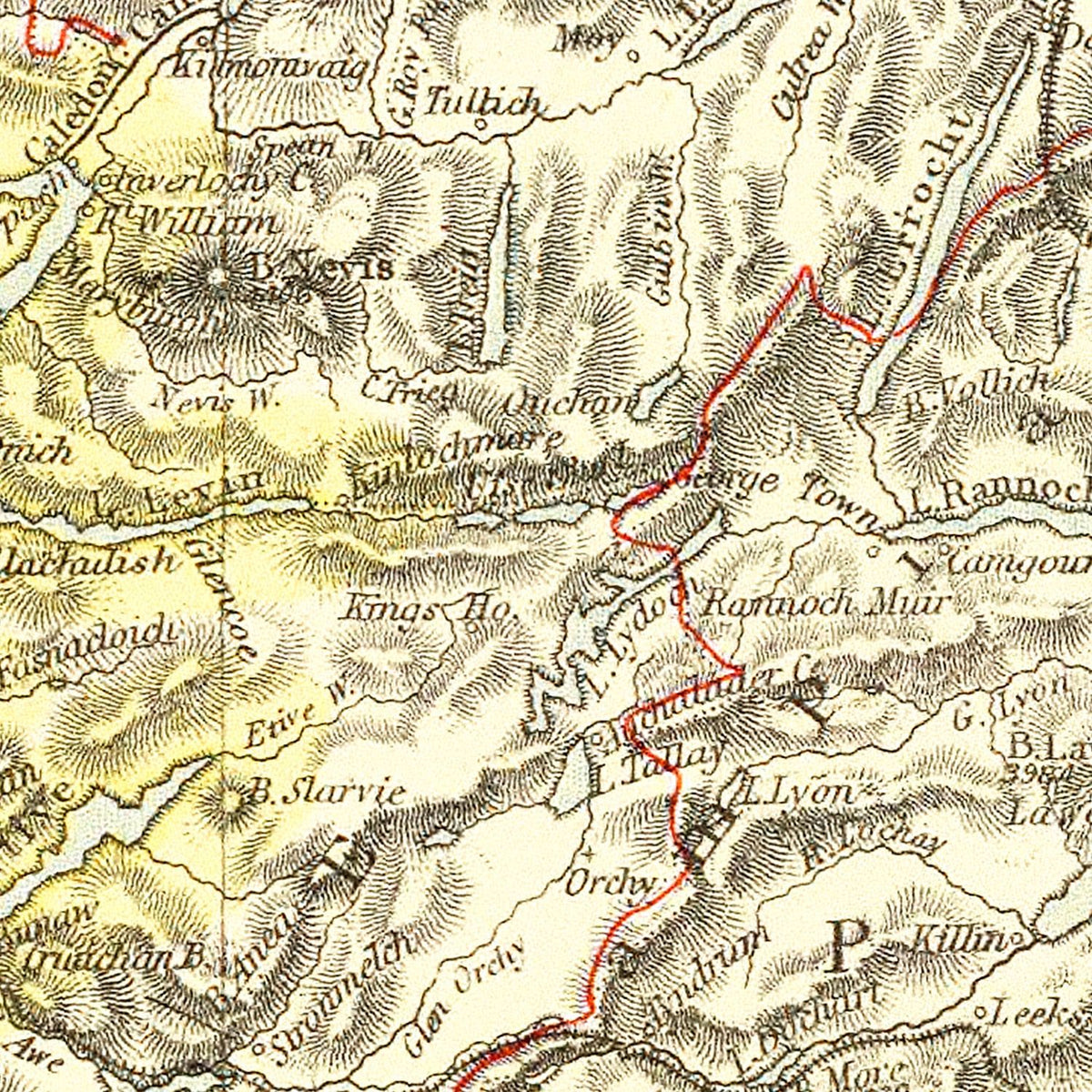 Restored historic details from the 1883 country map of County