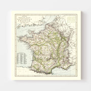 map of France