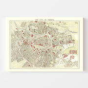 map of Vienna