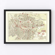 Vienna Vintage Map 1883