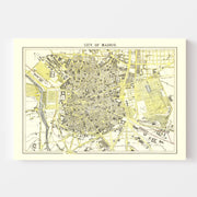 map of Madrid