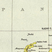 old Japan map