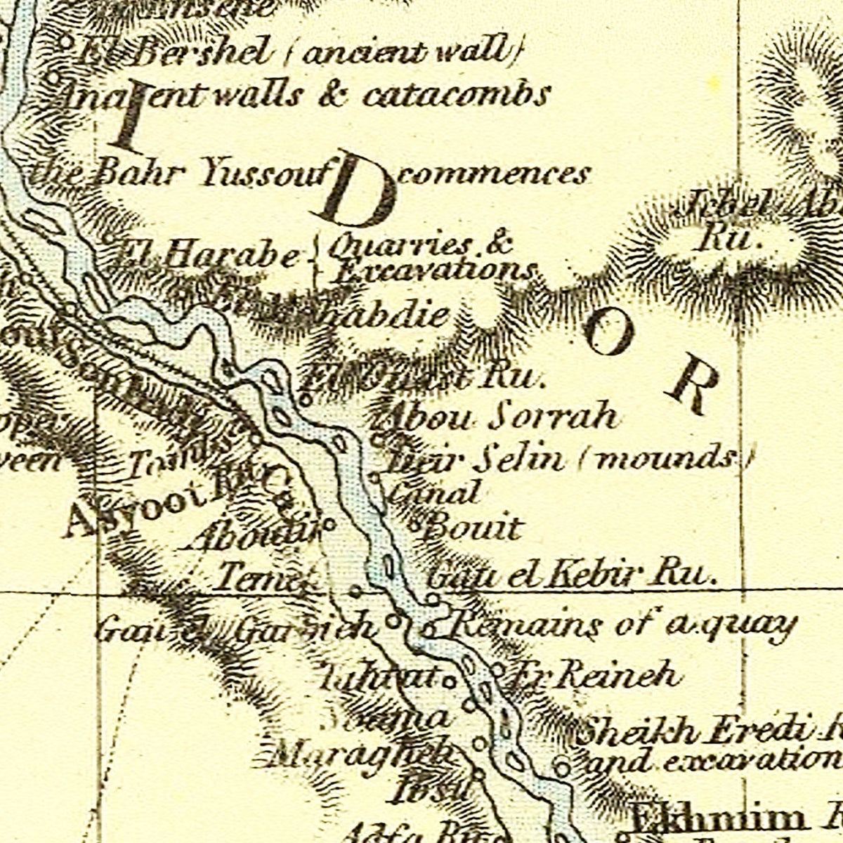 Vintage Egypt Maps