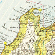 old New Zealand map