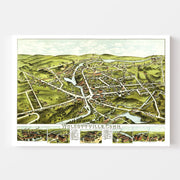 map of Wolcottville