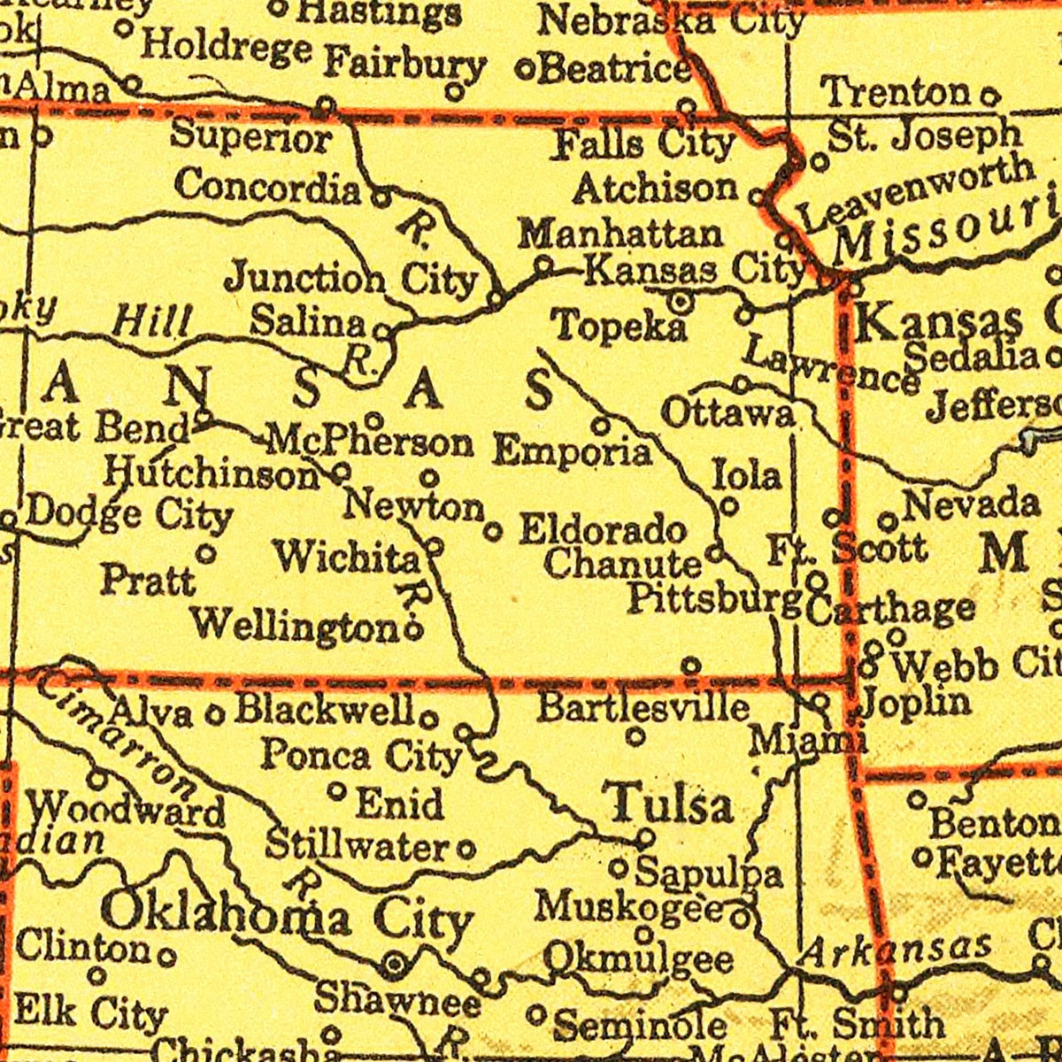 Restored historic details from the 1943 country map of County