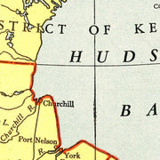 old Canada map