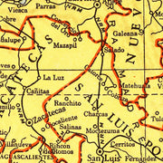 old Mexico map