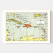 map of Caribbean Sea
