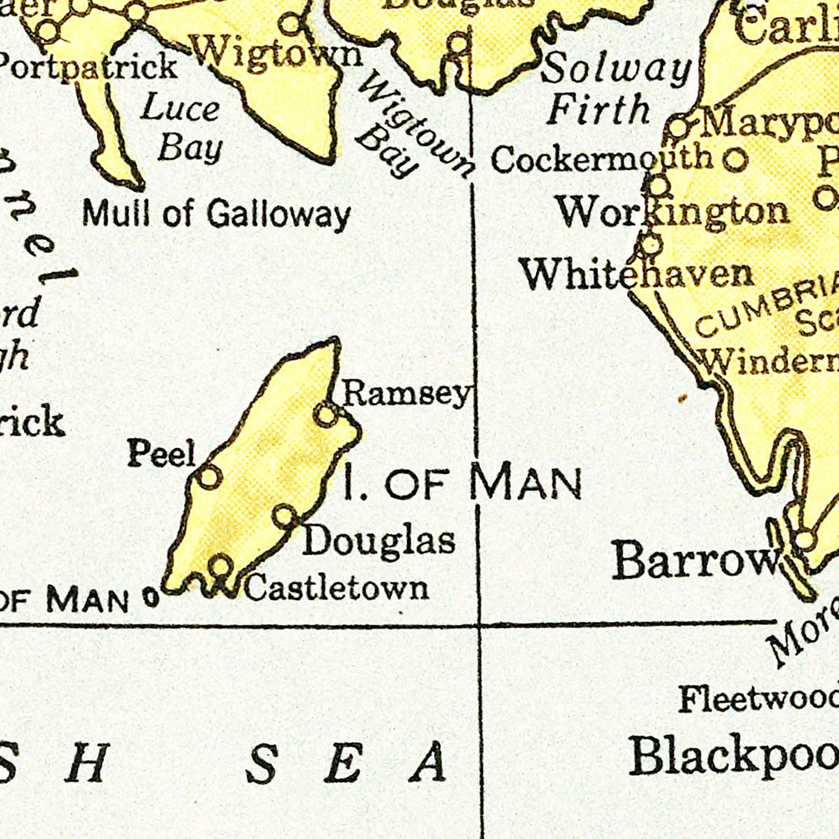 Restored historic details from the 1943 country map of County