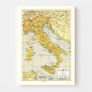 map of Italy