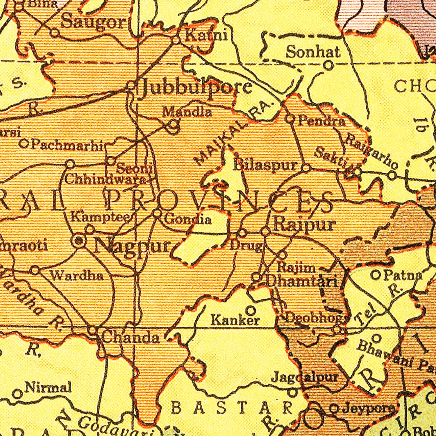 Restored historic details from the 1943 country map of County