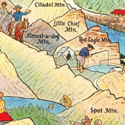 old Glacier map