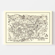map of Yosemite