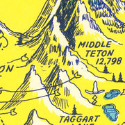old Grand Teton map