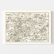 map of Mount Rainier