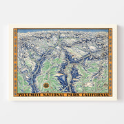 map of Yosemite