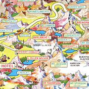 old Glacier map