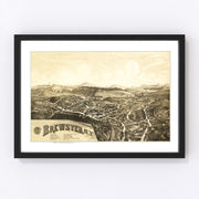 Brewster Vintage Map 1887
