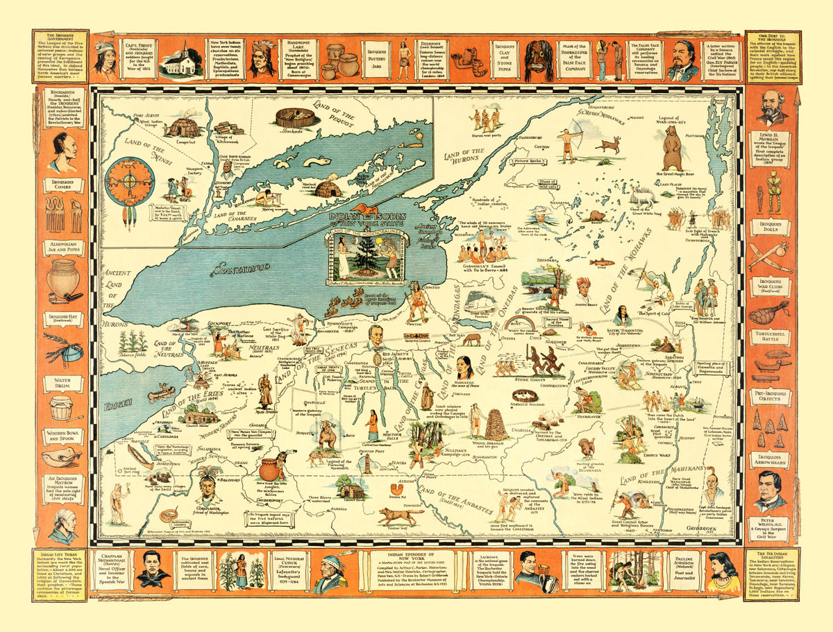 Preview of Vintage Map of New York 1935