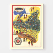 map of Poland