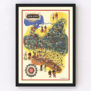 Poland Vintage Map 1935